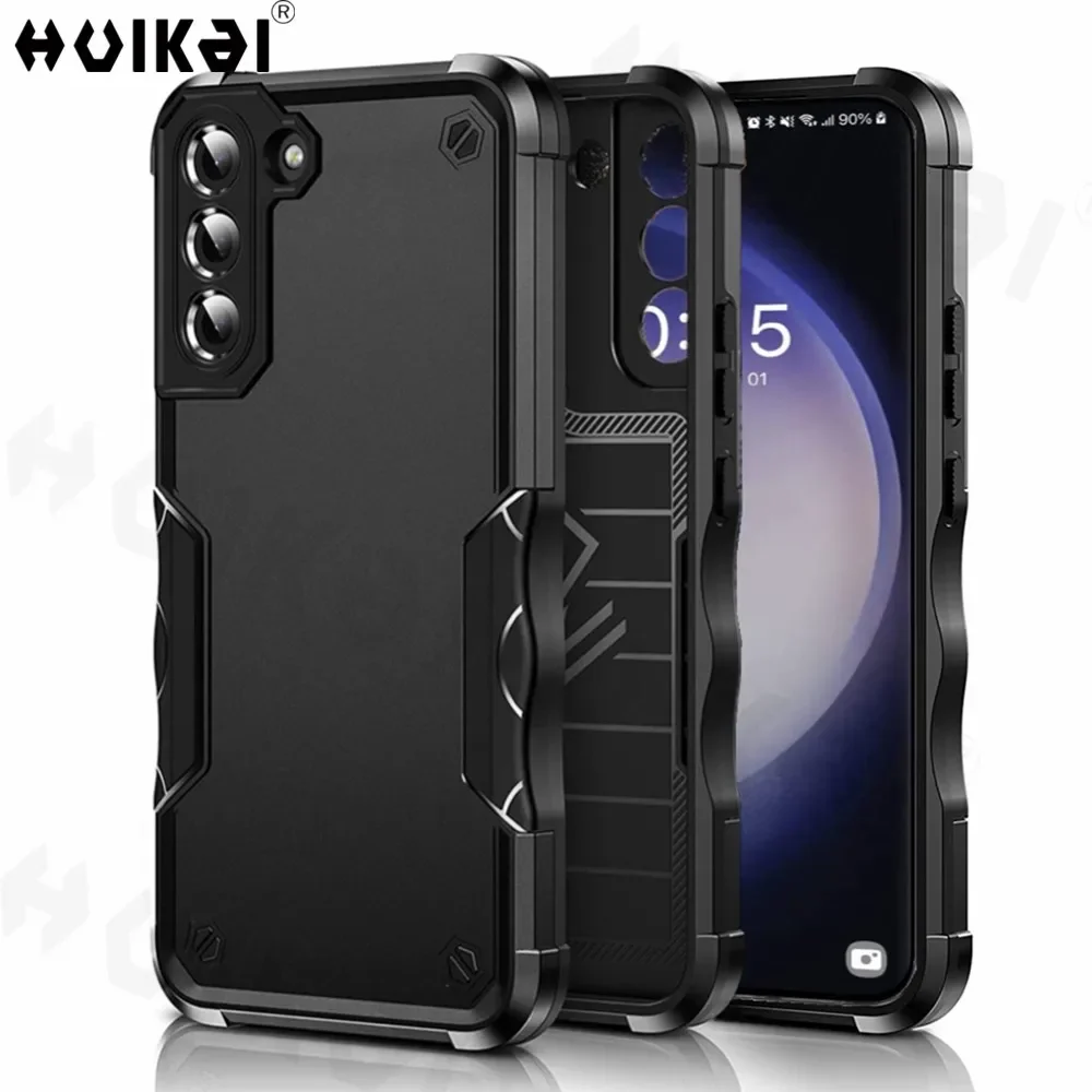 Case for Samsung Galaxy S24 Ultra S23 Ultra S22 S23 FE S21 FE A15 A14 A54 A34 A05S Light-Armor Shockproof Tough Rugged Covers