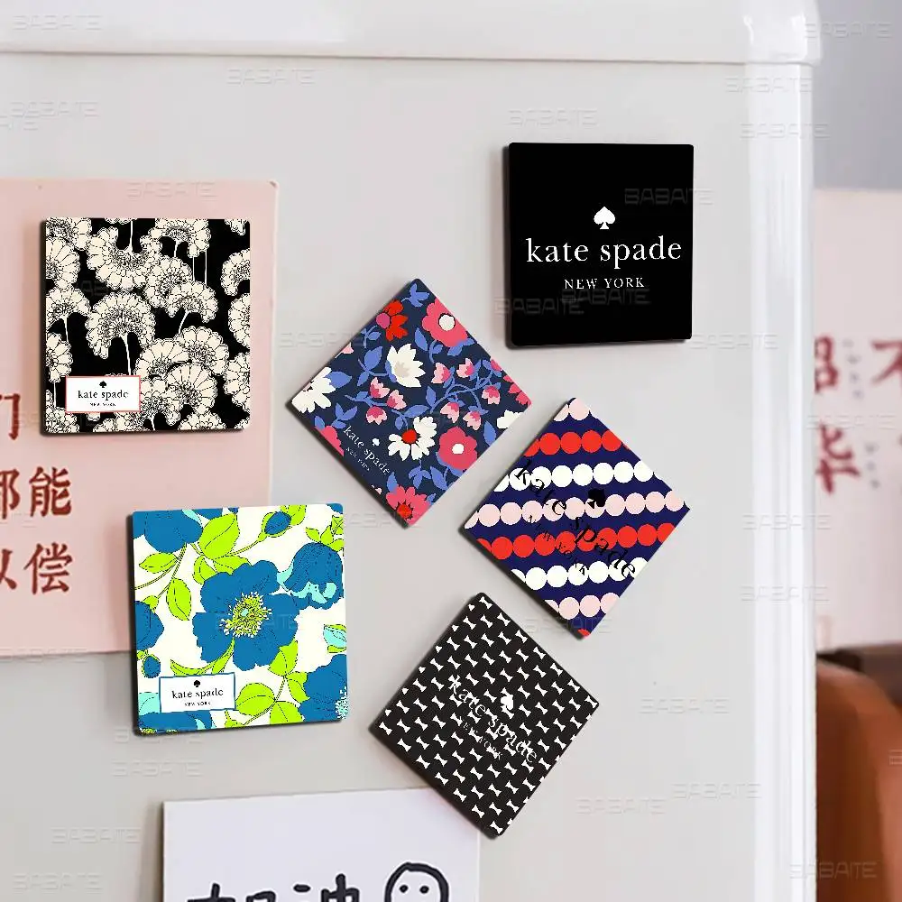 Imanes personalizados para nevera K-Kate S-Spade, regalos conmemorativos magnéticos para refrigerador, para cocina, oficina, casillero, viajes, decoración del hogar