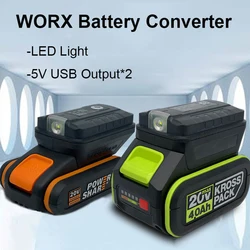 WORX Battery Converter Mobile Phone Charging Converter Portable Charger Multi-purpose