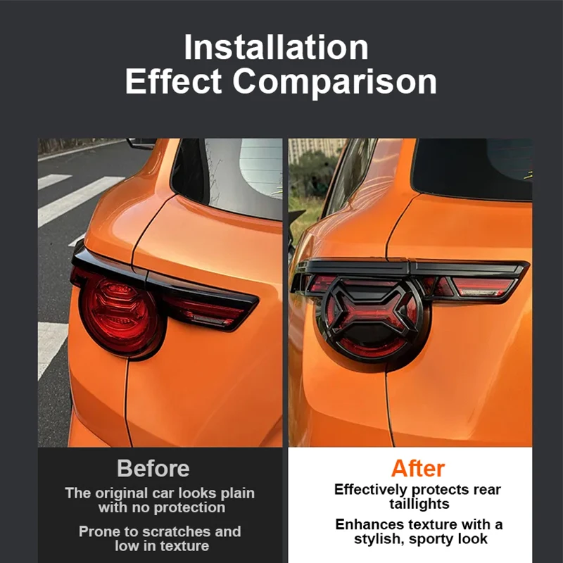 

Car Taillight Cover For Haval H Dog H7 2025 Accessorie 2024 2023 Auto Part Modified Surround Trim Light Lamp Protect Cover Guard