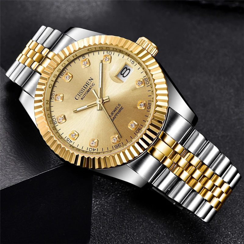 2023 Mens Watches top brand luxury wristwatch mechanical automatic Sport watch men business stainless steel watch for men NH35