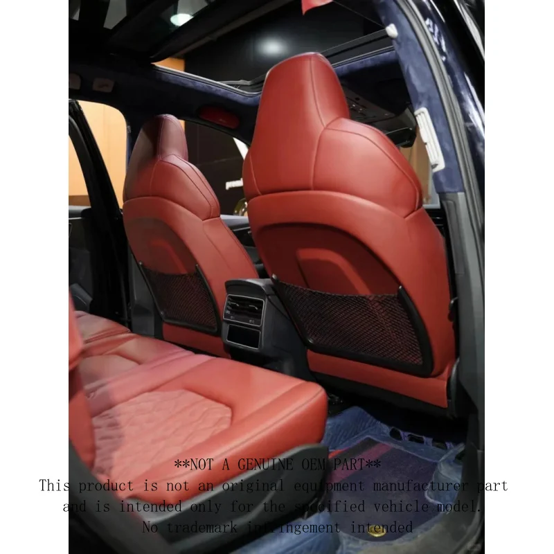 Upgraded Electric Seat Replacement for Audi Red Leather Quilted Interior Premium Seats