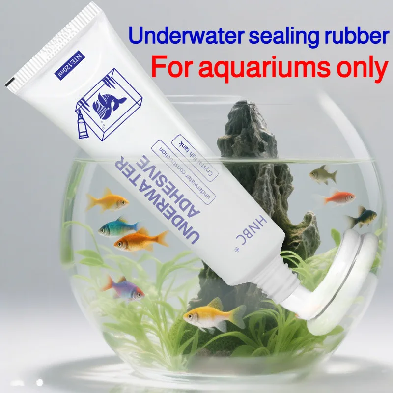 60 グラム防水シーラント透明/白防水接着剤傷つけない水槽修理水接着剤プラスチックパイプ水中シーラント