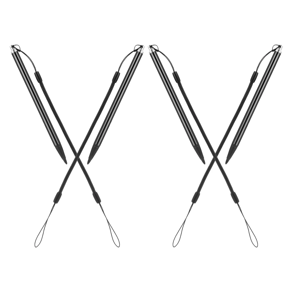 

4 Pcs Resistive Screen Stylus Precision Touch Antiloss Spring Rope Smooth Writing Experience Compatible Navigation Industrial