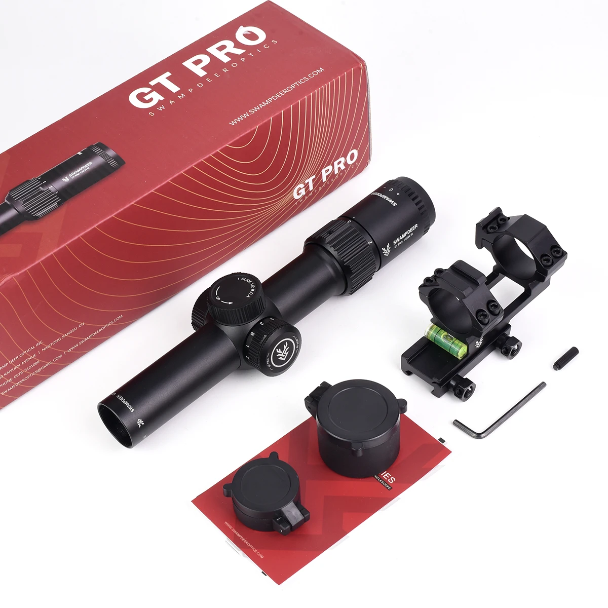 GT PRO 1-5X24IR Tactical Scope Precision Shooting Riflescope Outdoors Hunting Optical Telescopic Sight Wide Angle Airsoft Scope view 6