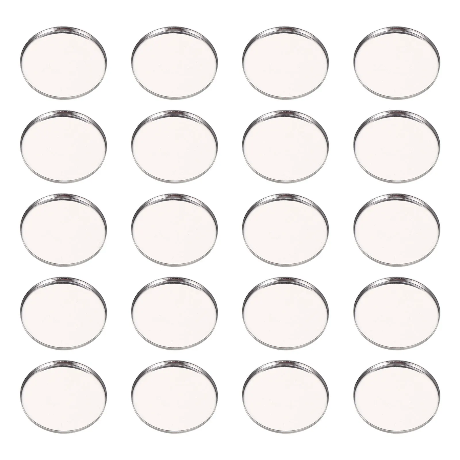 

20Pcs Empty Eyeshadow Plates Durable Makeup Container Safe Practical for Home Dressing Tables Gifts Female Friends