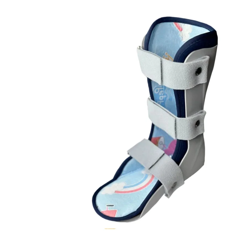 Children Ankle Fixation Brace Walking Boot Lower Leg Support Cast Alternative Foot Immobilizer Orthosis Soft Fracture Stabilizer