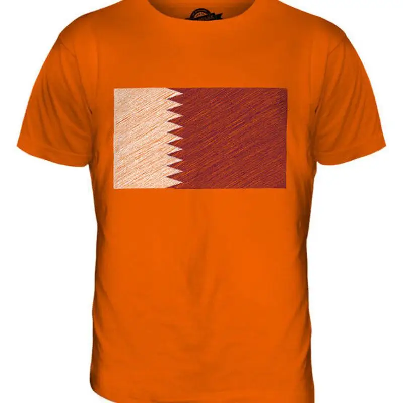 

KATAR DOODLED FLAG MENS T SHIRT TEE SHIRT XS S M L XL 2XL 3XL 4XL 5XL