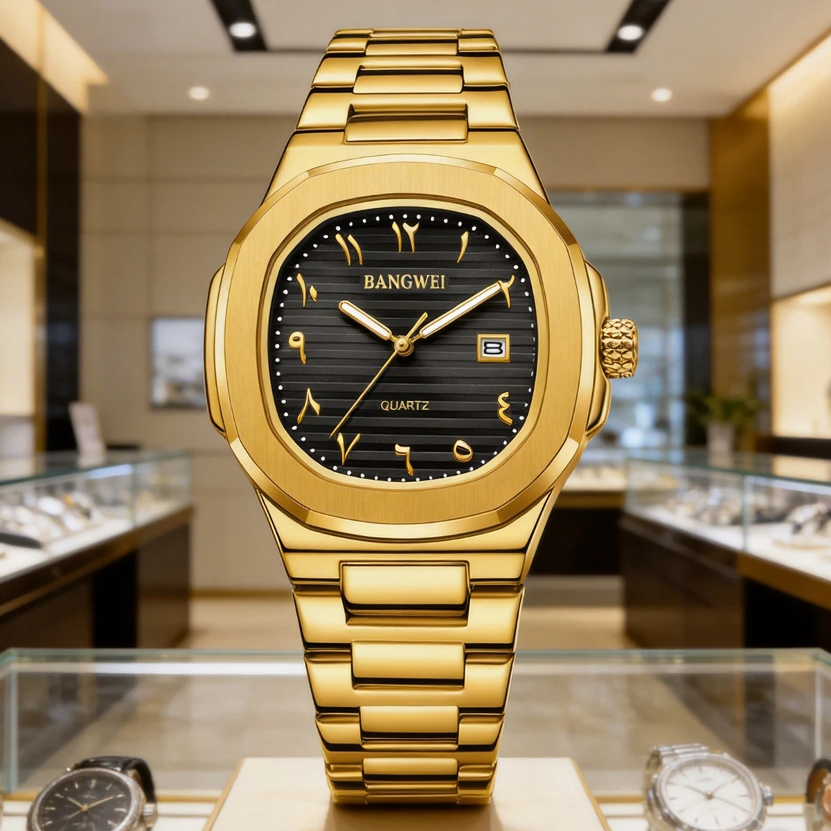 

2026 New Luxury Men Quartz Watches 30M Waterproof Automatic Date Watch Man Stainless Steel Sport Chronograph Watch for Men Clock