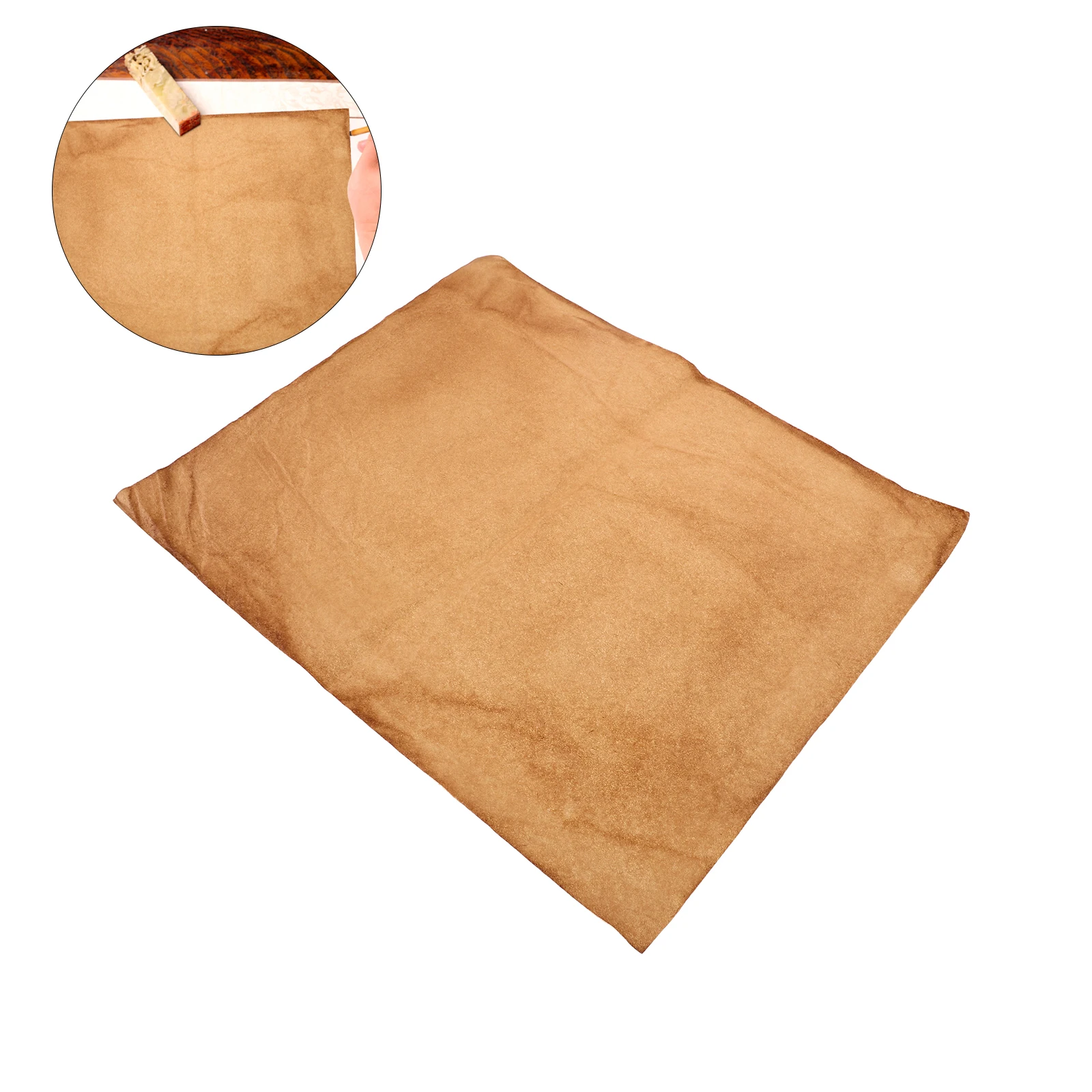 50pcs Ancient Xuan Paper Semiraw Calligraphy Rice Sheets Fine Texture Handmade Chinese Art Craft Practice