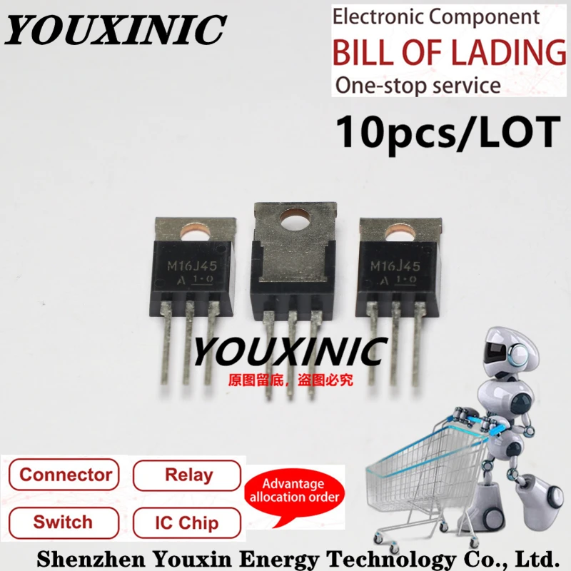 YOUXINIC  100% new imported original  SM16J45A  M16J45 BUK9508-55A BUK9508 BU931T BU931ZT 30115 TO-220  single transistor triode