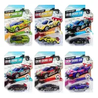 Magic Color Changing Racing Car Model 1:64 Temperature Sensitive Inertia Pull Back Cars Toys Crash-Resistant Durable Boys Gift