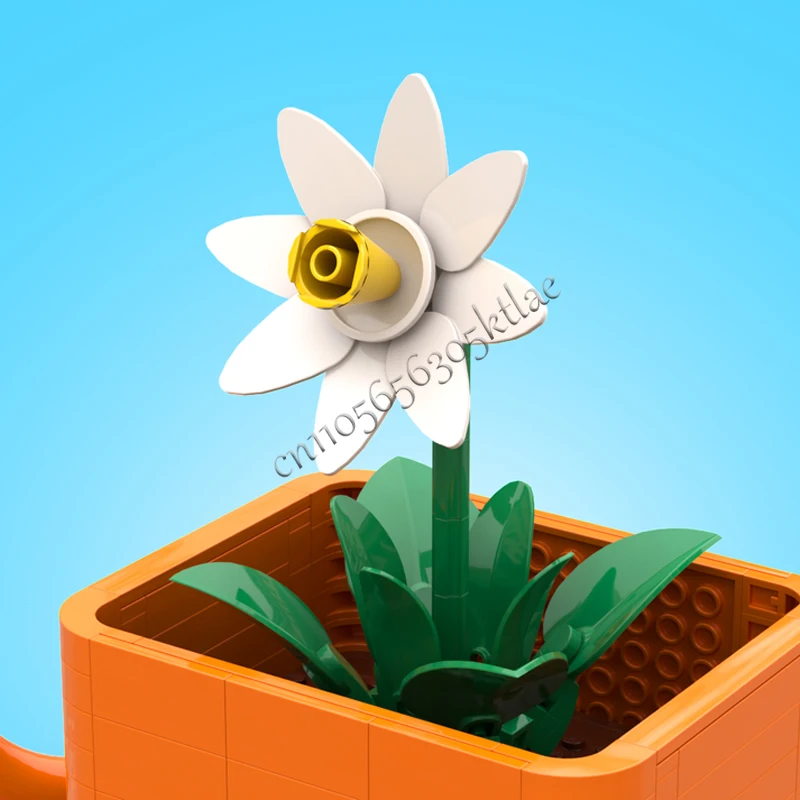 431 pezzi fiori grande pianta felice MOC personalizza tecnologia di progettazione di blocchi modulari mattoni regalo creativo del giocattolo del festival fai da te