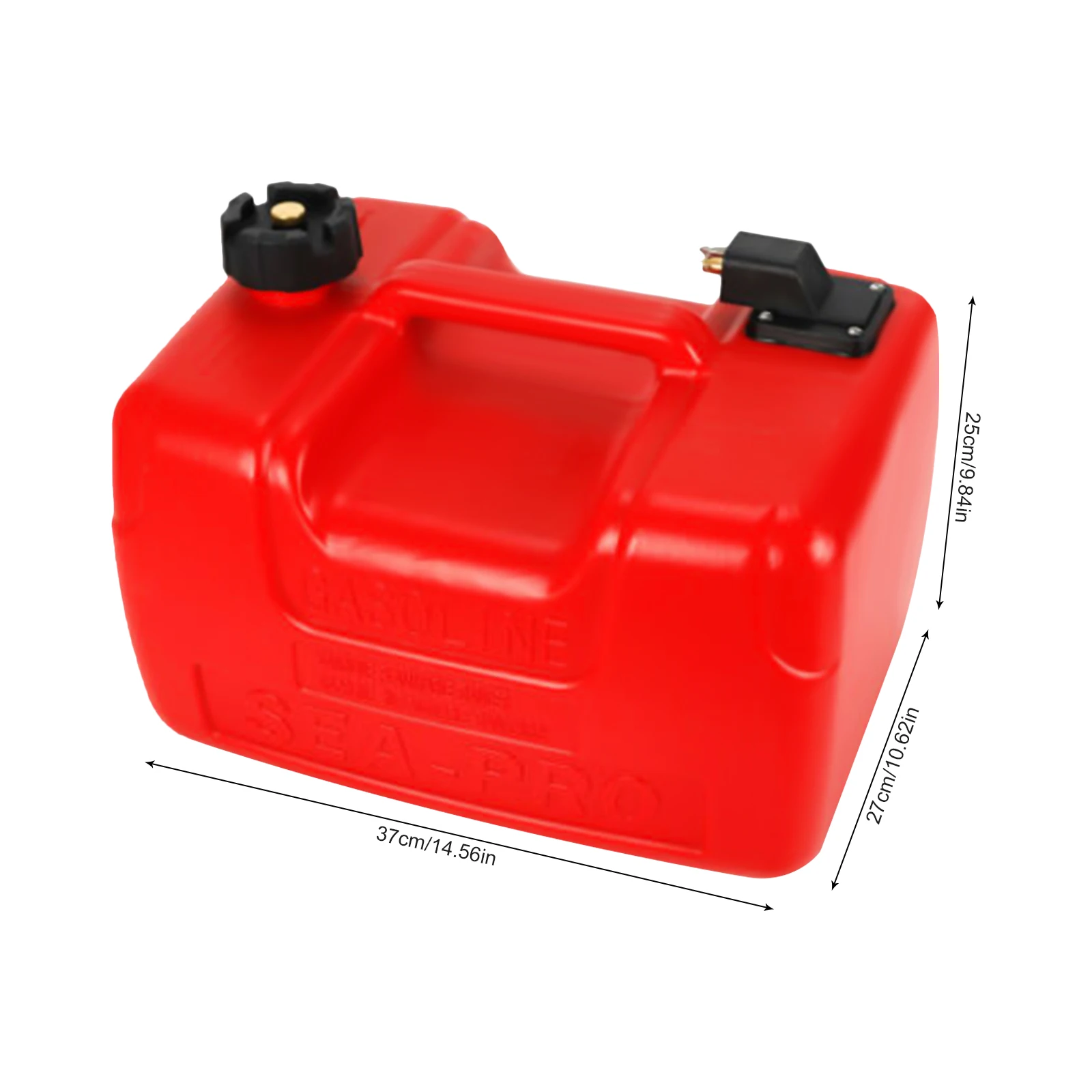 5L/12L/24L Portable Boat Fuel Tank Marine Yacht Engine Gasoline Tank Outboard Motor Oil Box Fuel Storage Container Red