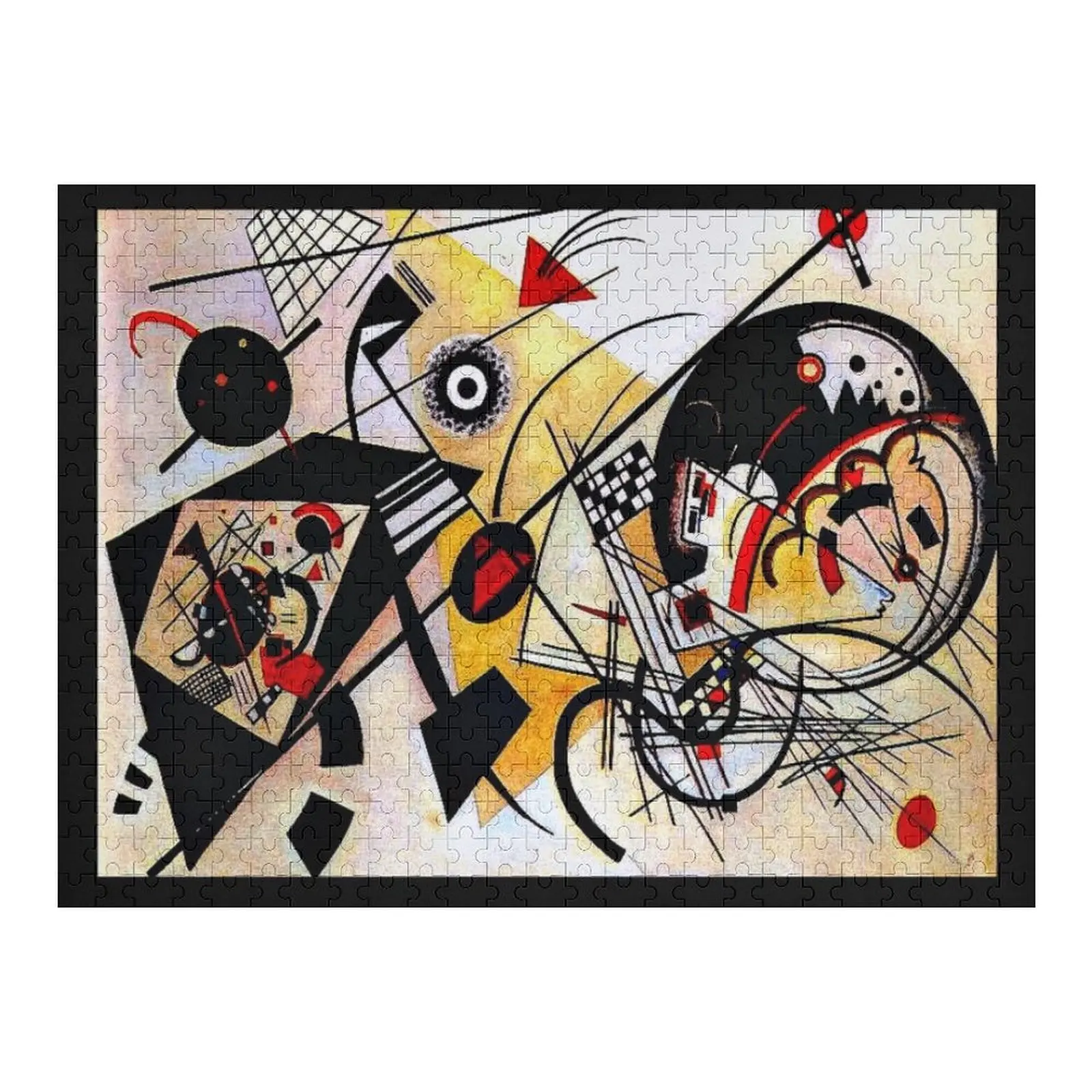 

Кандинский - Throughgoing Line, абстрактное искусство Пазл для детей Персонализированная детская игрушка-головоломка