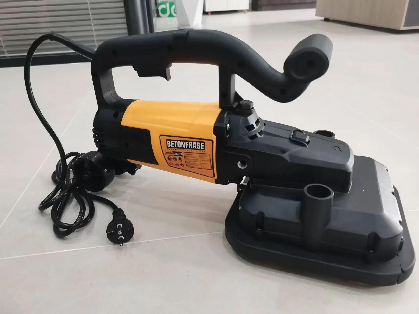Multi-function Dust-free Concrete Surface Edger 110V/220V 3800W Long Rod Polishing Floor Grinder Concrete Grinding Machine
