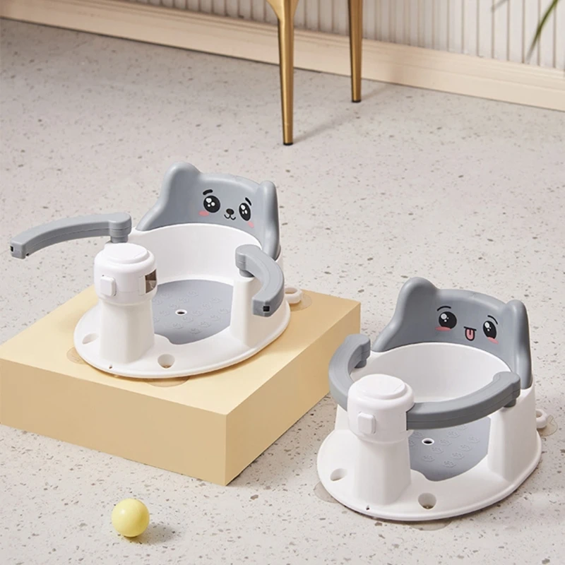 

Сиденье для ванны для ребенка в возрасте 6–15 месяцев обеспечивает поддержку спинки Сиденье для детской ванночки для купания