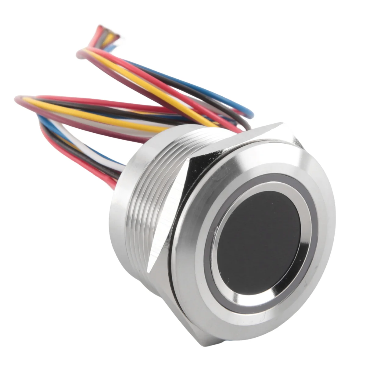 New R503 Circular Round RGB Ring Indicator LED Control DC3.3V MX1.0-6Pin Capacitive Fingerprint Module Sensor Scanner, 19Mm