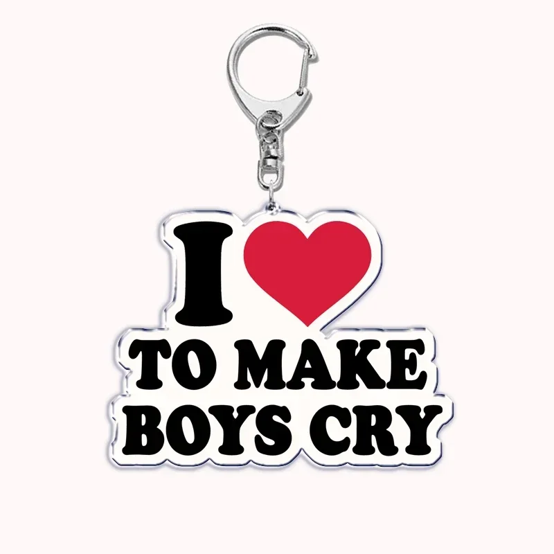 I Love You My Fictional Boyfriend Awesome Girlfriend Keychain Emo Boys Hot Wife Mom Dad Key Ring Keychains Bf Gf Gifts