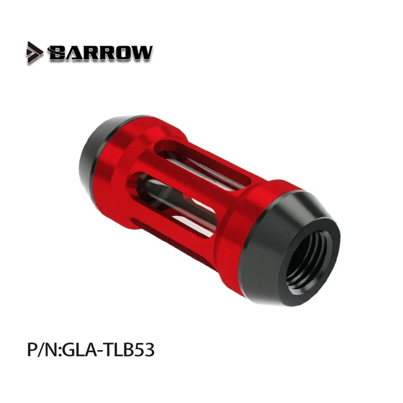 Barrow GLA-TLB53 Metal Flow Filter Black Silver Gold Water Cooling Filter Dual G1/4'' Spiral Pattern Filters Connector Fitting