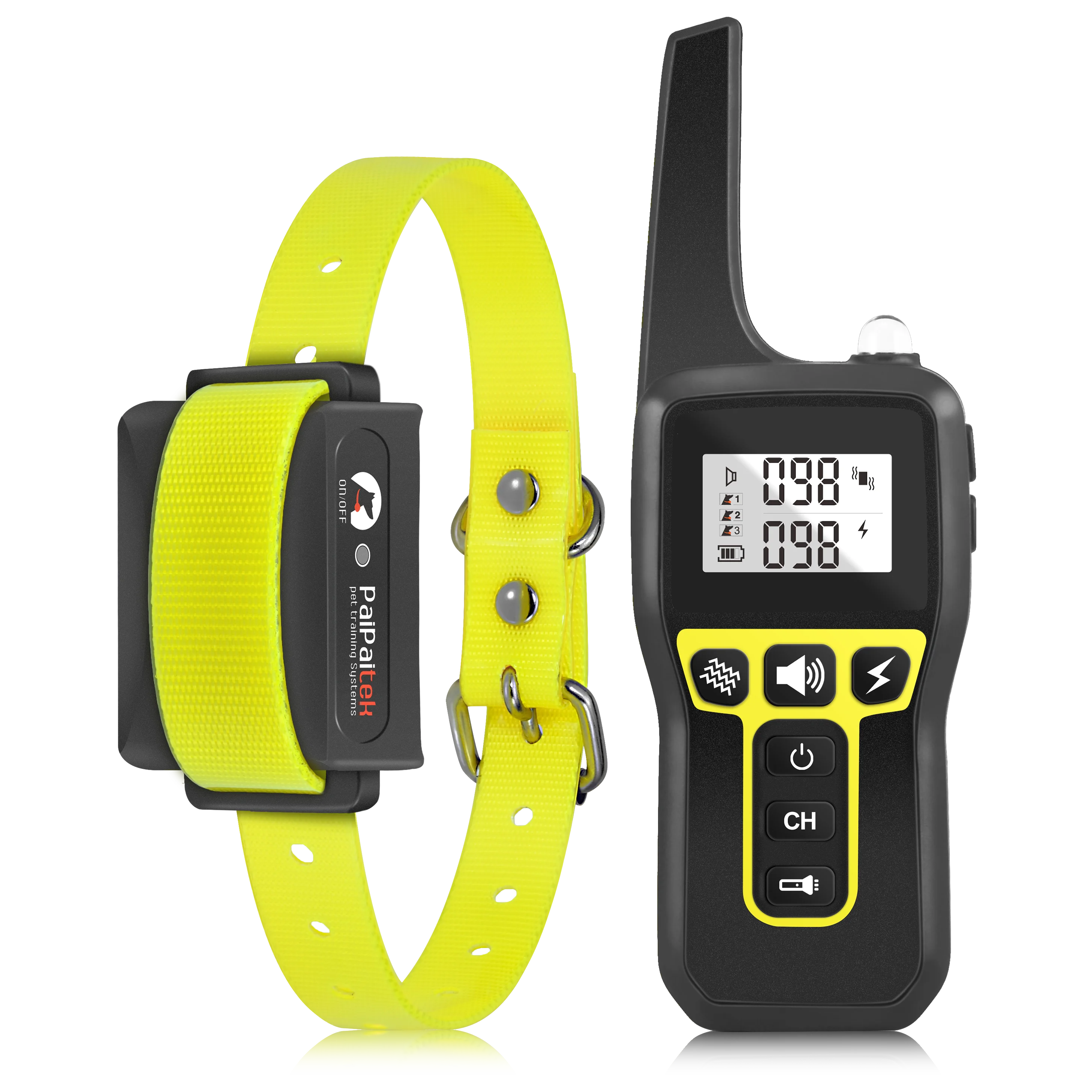 

Rechargeable Bark Collar 2 in 1 Dog Shock Collar Anti Barking Device Dog Training Shock Collar with Remote