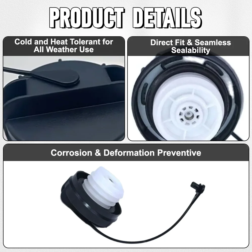 9022046 ABS Fuel Cap for Chevrolet New Sail 2010–2023 Aveo 2002–2023 Captiva 2006–2018