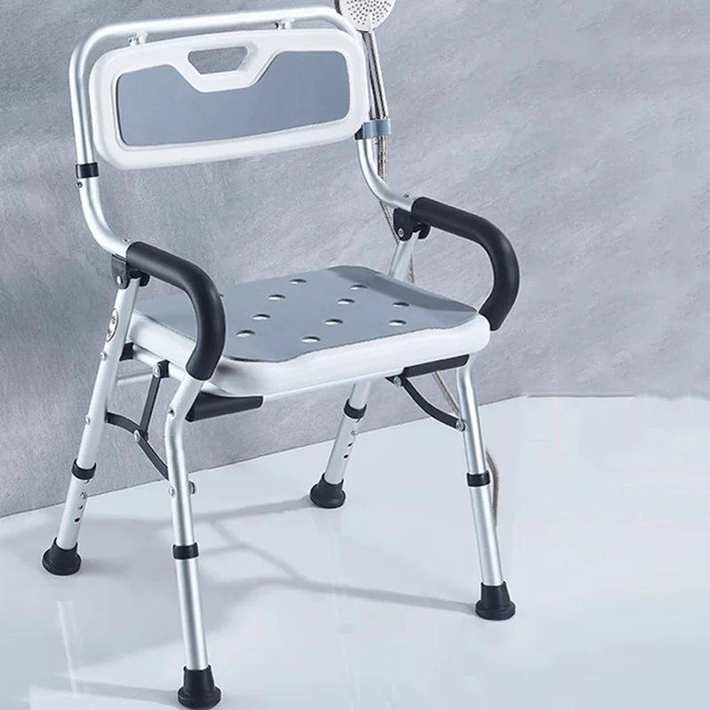 Elderly Shower Bathroom Chairs Floor Elevator Ergonomics Design Bathroom Chairs Footrest Portable Cadeira Ergonomica Furniture