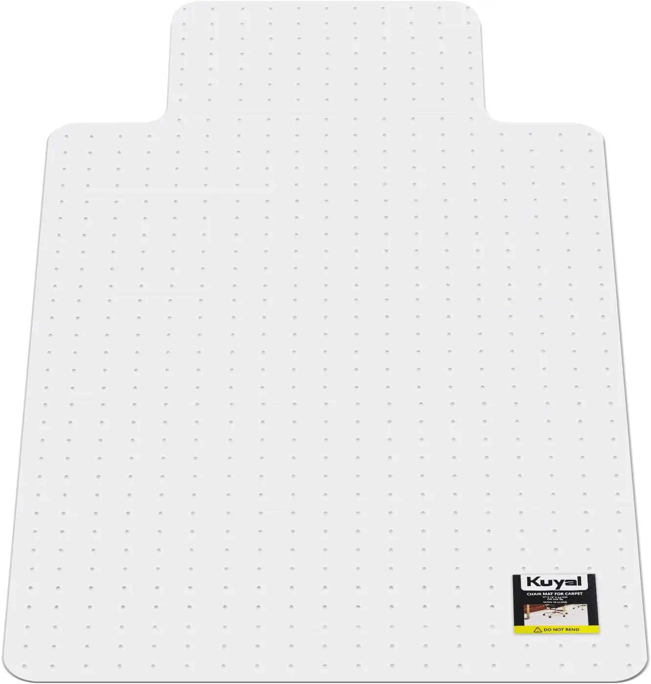 

Heavy Duty Office Chair Mat for Carpet, 36x48 Clear Under Desk Protector, Easy Glide, Ships Flat