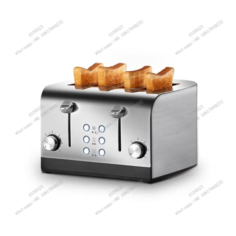 Multifunctional Stainless Steel Toaster Bread Toast Maker for Household And Commercial Use Breakfast Kitchen Appliance