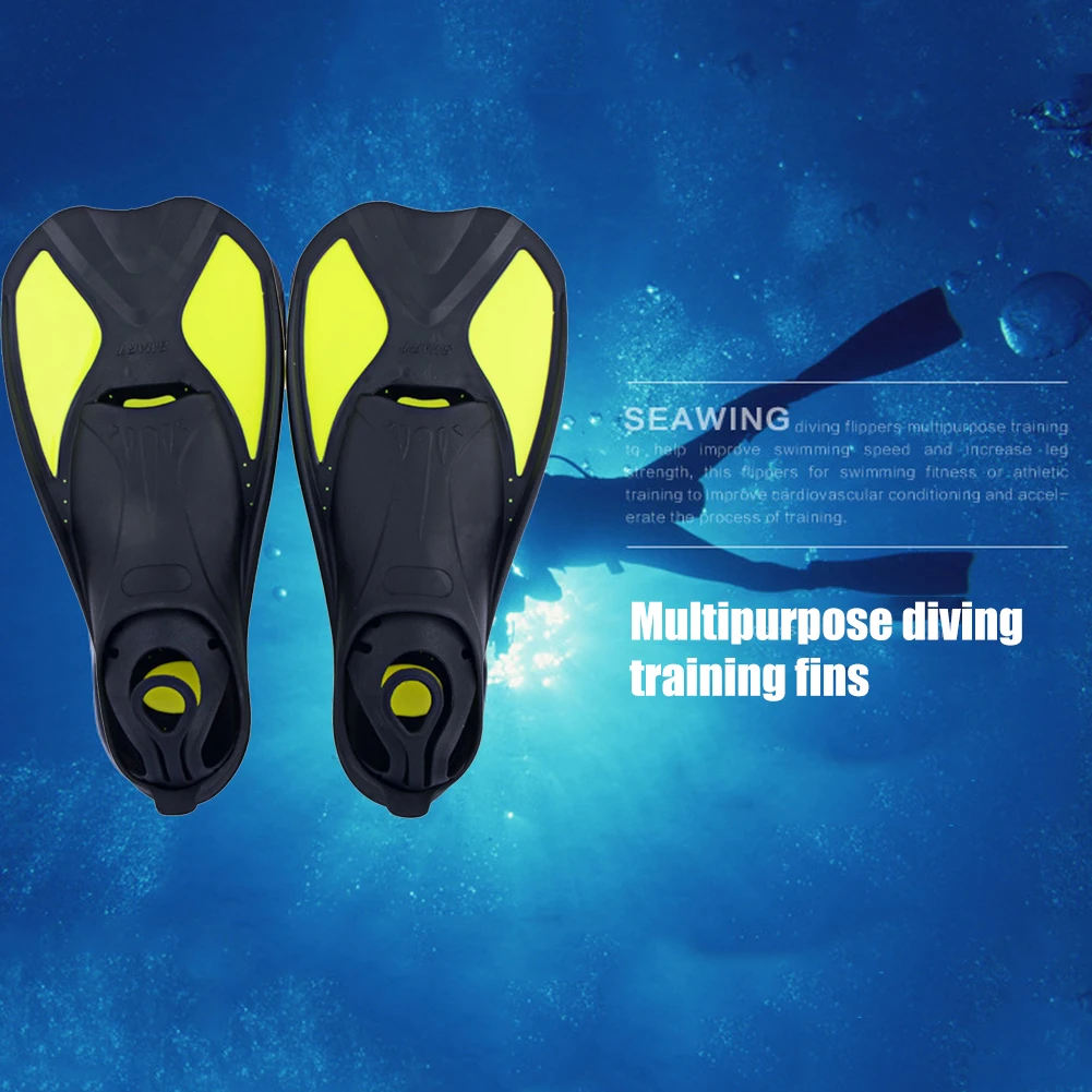 Comfort Swimming Fins Unisex Flexible Submersible Foot Anti-Slip Professional Scuba Diving Fins for Adult Kids Diving Equipment