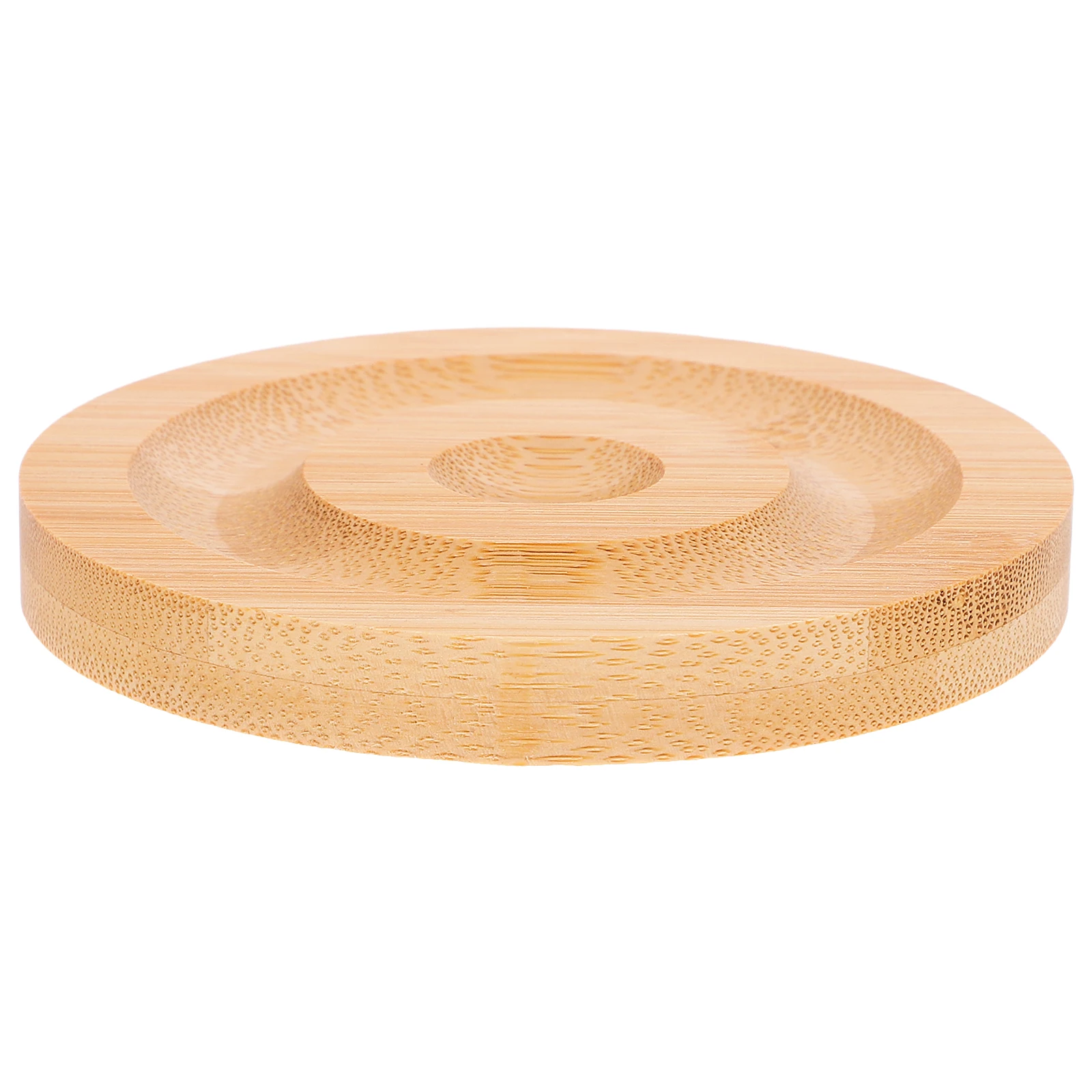 

Natural Wood Beaded Bracelet Display Tray Bangle Storage Plate Jewelry Organizer For Home Desktop Decor Crafts Prop