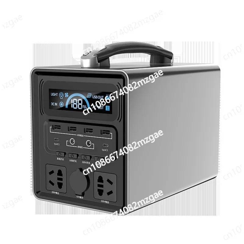 Outdoor mobile power bank 220V portable large capacity live broadcast with socket battery, self driving trip camping