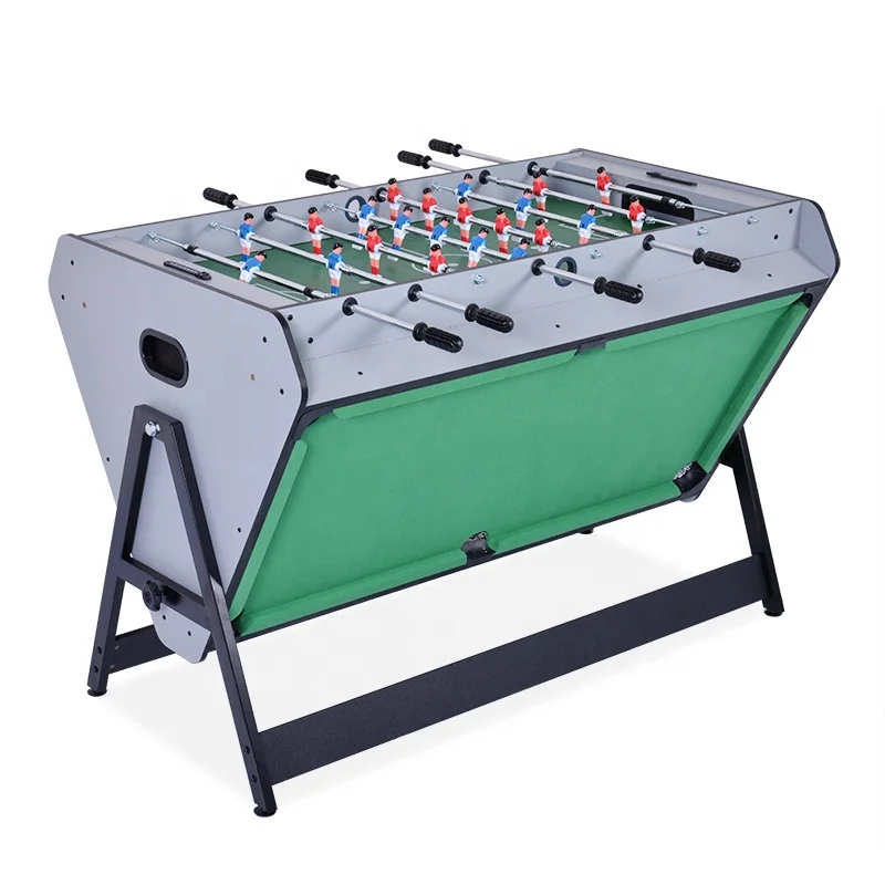 

White Body 3 in 1 Rotating Multi Game Billiard Pool Table With Soccer and Air Hockey Gamepromote sales