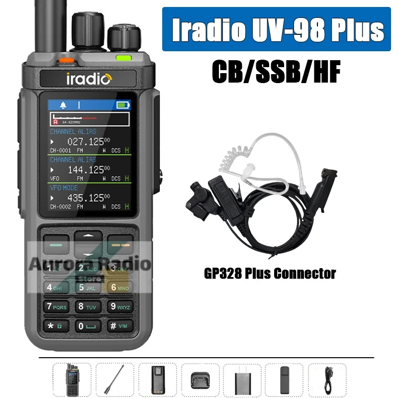 Iradio UV-98 Plus トランシーバー 10W 2.4インチ大画面
