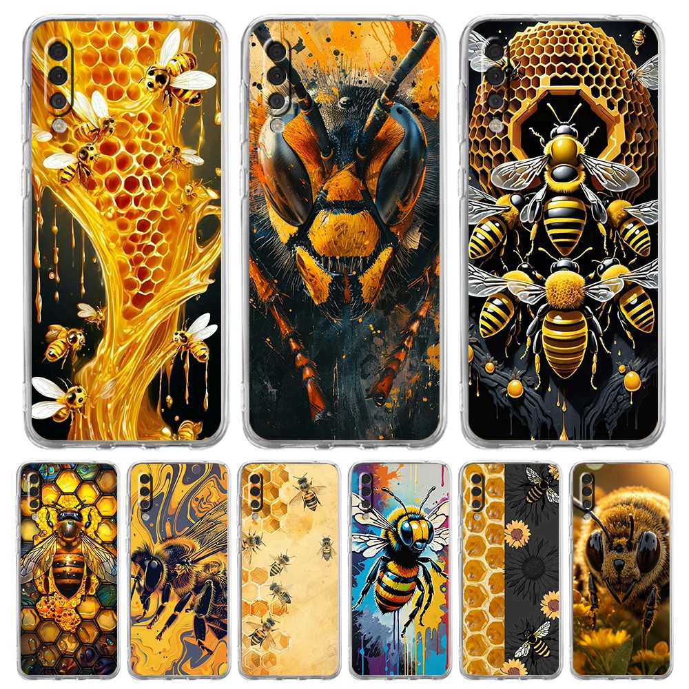 Bugs bees scientific decomposition Transparent Phone Case for Samsung Galaxy A16 A14 A12 A22 A24 A42 A06 A30 A40 Soft TPU Cover