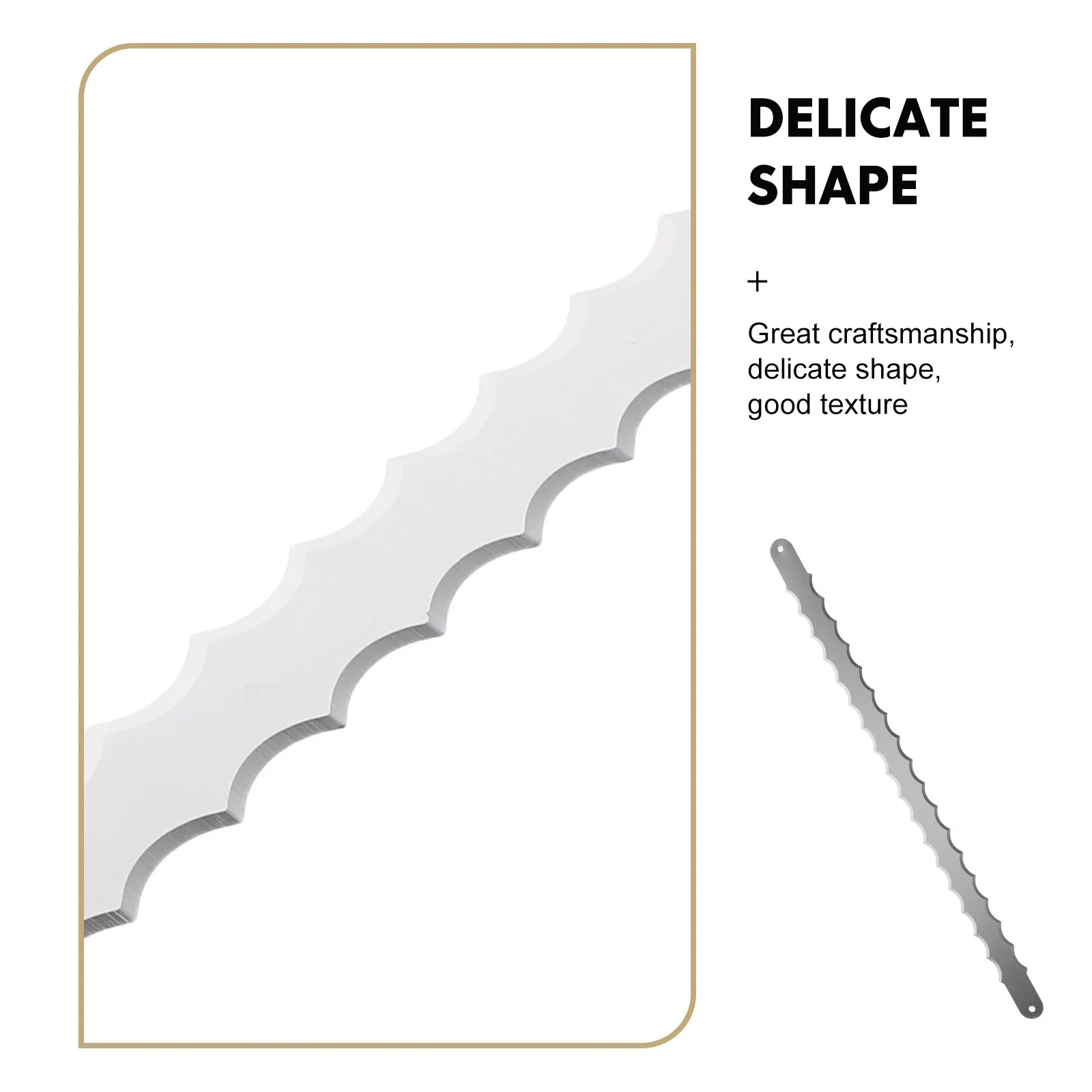 4 szt. Ostrza do krojenia chleba, dwustronne, ze stali nierdzewnej, ząbkowane ostrza zamienne, 26,7 cm, narzędzie do krojenia chleba, akcesorium do piekarni