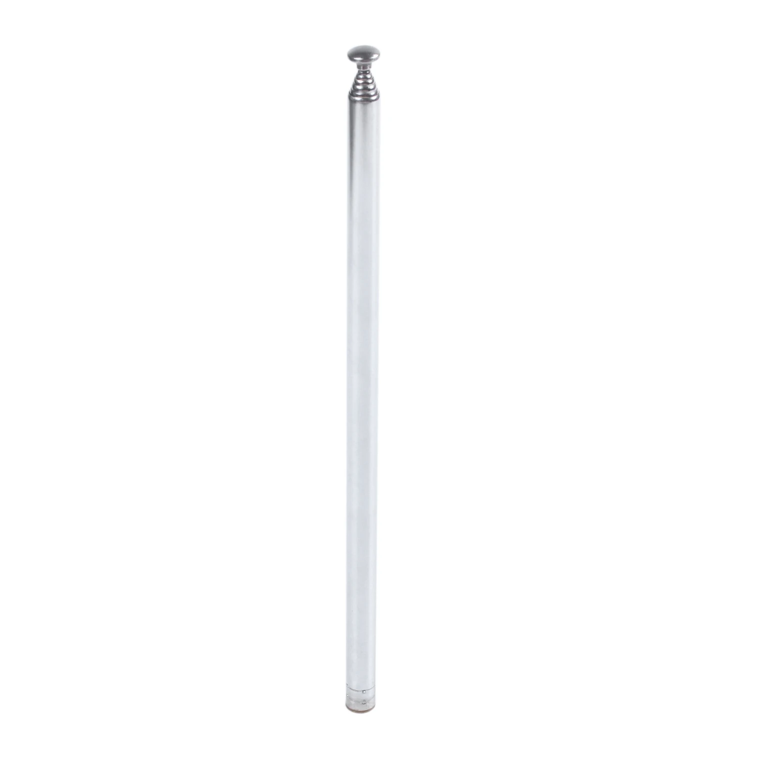 96cm Length 7 Section Telescoping Stainless Steel AM FM Radio TV Antenna_X01A