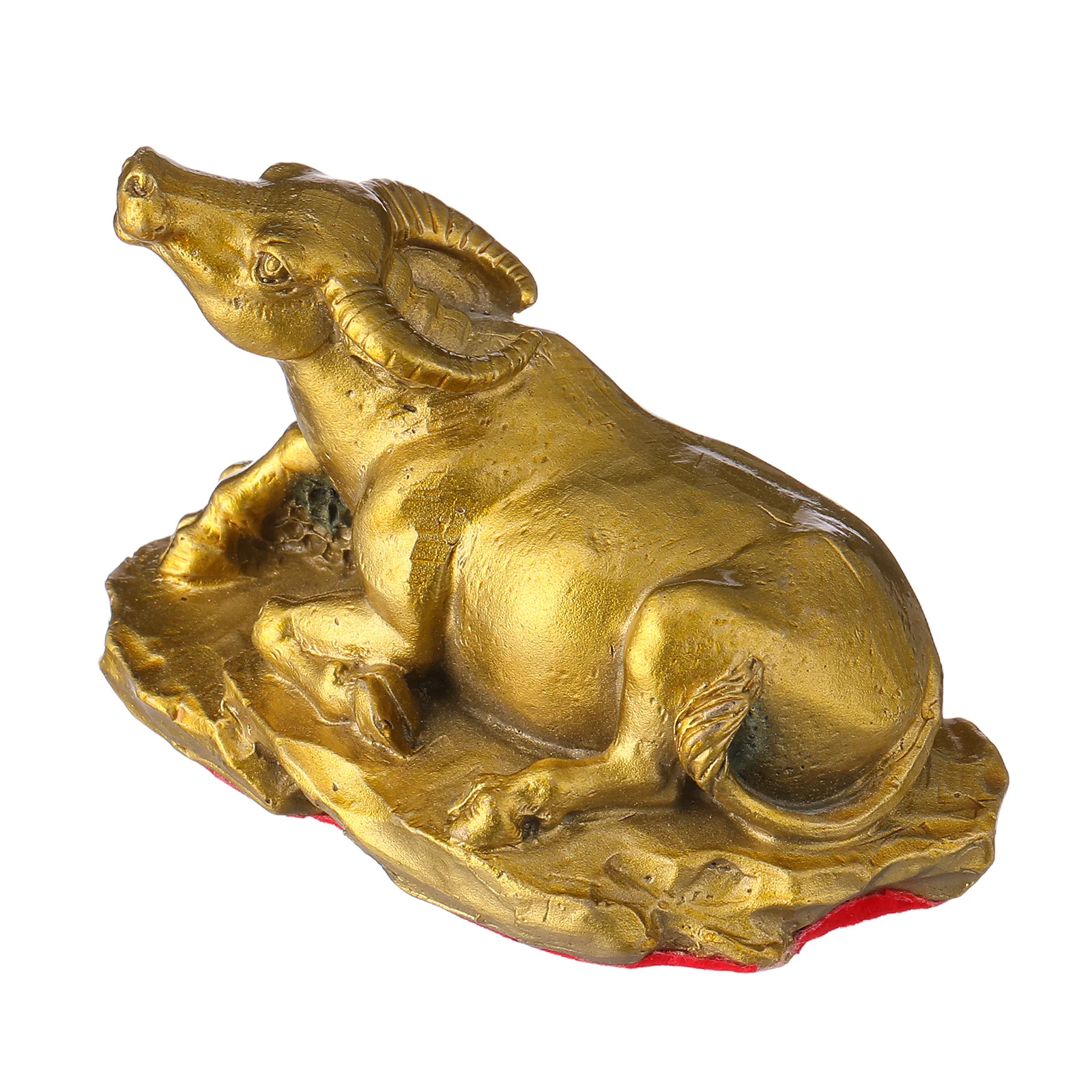 

Brass Ox Statue Small Feng Shui Bull For Desk Home Office Table Decor Lucky Animal Sculpture Ornament