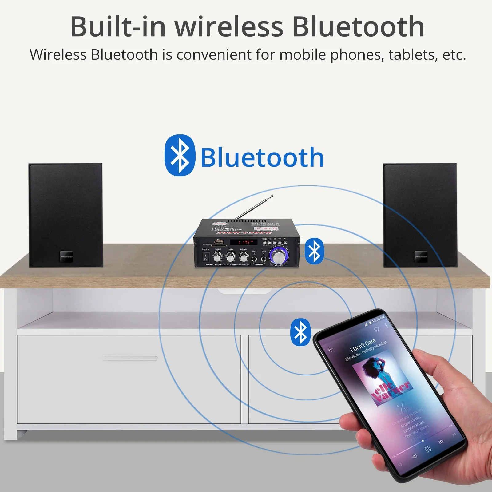 PROZOR 600 Вт усилитель для домашнего кинотеатра Bluetooth стерео аудиоприемник звук SD микрофон USB MMC FM 12 В/220 В регулятор громкости высоких частот