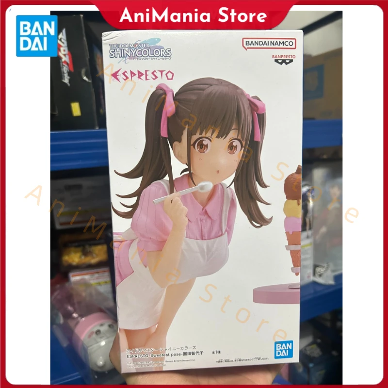 

In stock Original Anime THE IDOLM@STER SHINY COLORS ESPRESTO-Sweetest pose-CHIYOKO SONODA Action Figure PVC Model Toys