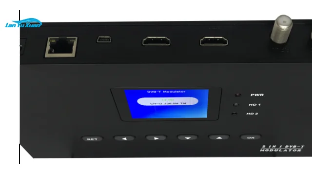 DMB 9591AVC 2HD to 1 DVB-T Modulator up to 1080p 30fps