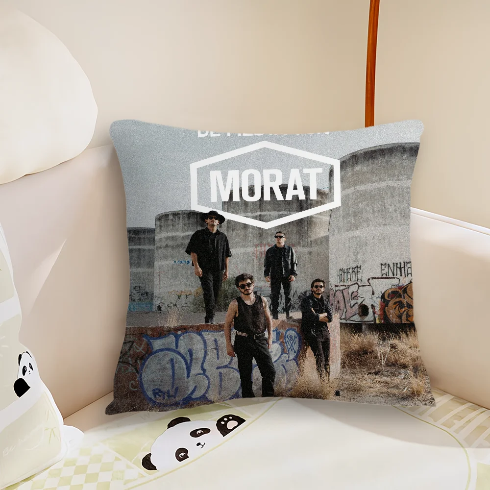 Band M-Morat 29 De Febrero Pillow Case Living Room Sofa Cushion Cover Suitable For Home Bedroom Room Decoration