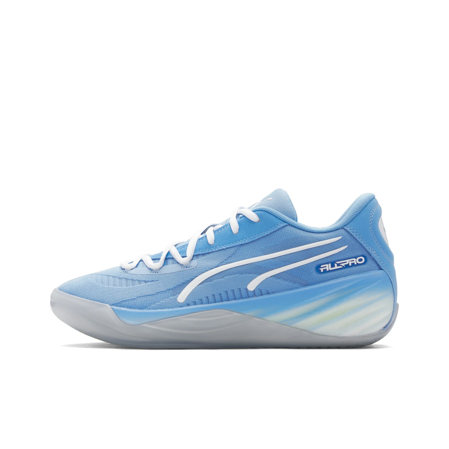 PUMA All Pro Nitro, Zapatillas de Baloncesto de Caña Baja Resistentes a la Abrasión para Hombre, Azul 311344-01