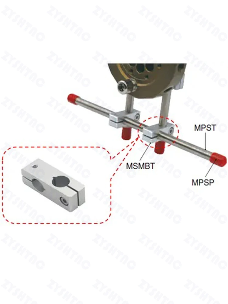 1pcs Aluminum Alloy Optical Axis Cross Block Steel Pipe Fixing Bracket Connecti Dia 6 8 10 12 14 15 16 17 18 20 22 25 In Stock image 6