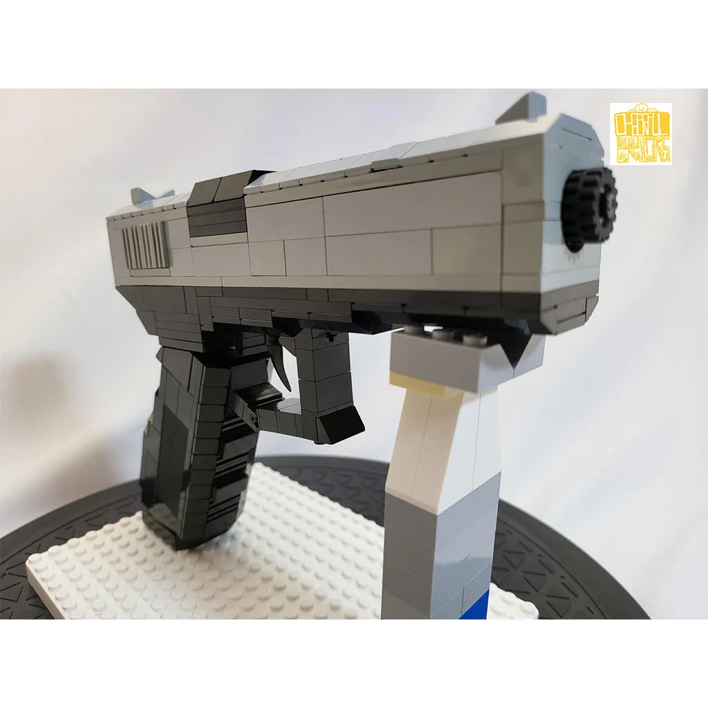 MOC-135303 de G17-Pistol con dibujos en PDF, bloques de construcción, juguetes educativos para niños, regalos de cumpleaños y Navidad