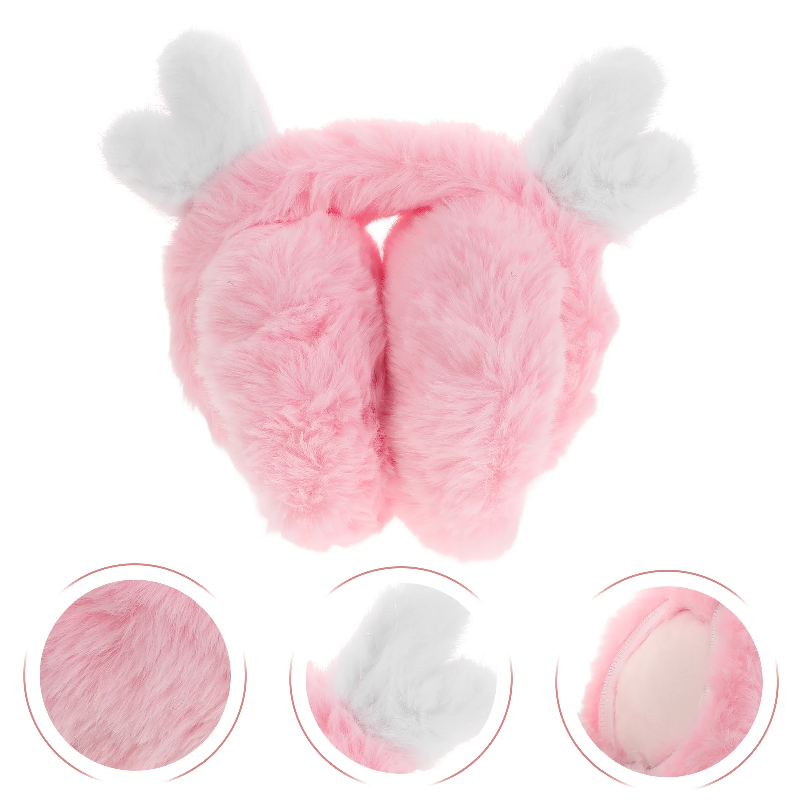 Plush Cooling Eye Mask for Sleeping Winter Kids Girls Cute Animal Headbands Warmers