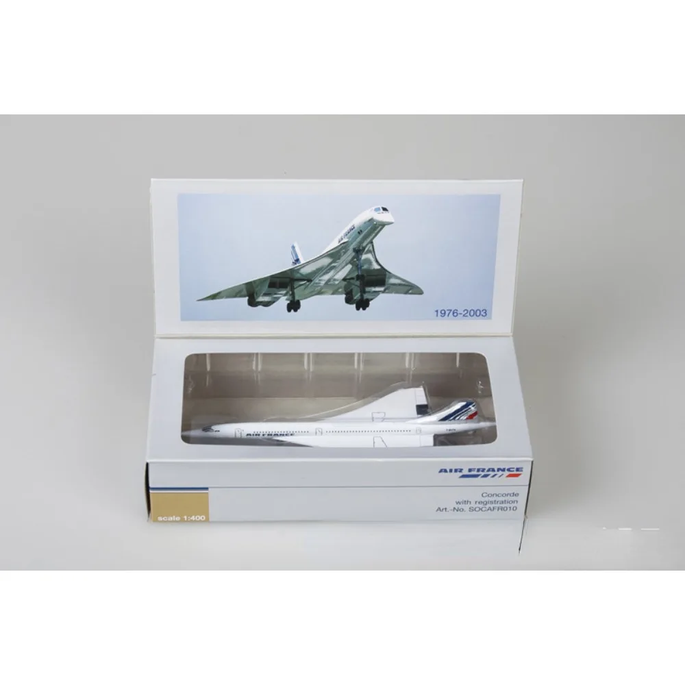 1:400 Air France Concorde Simulation Aircraft Model Civil Aviation Airliner Alloy Finished Product