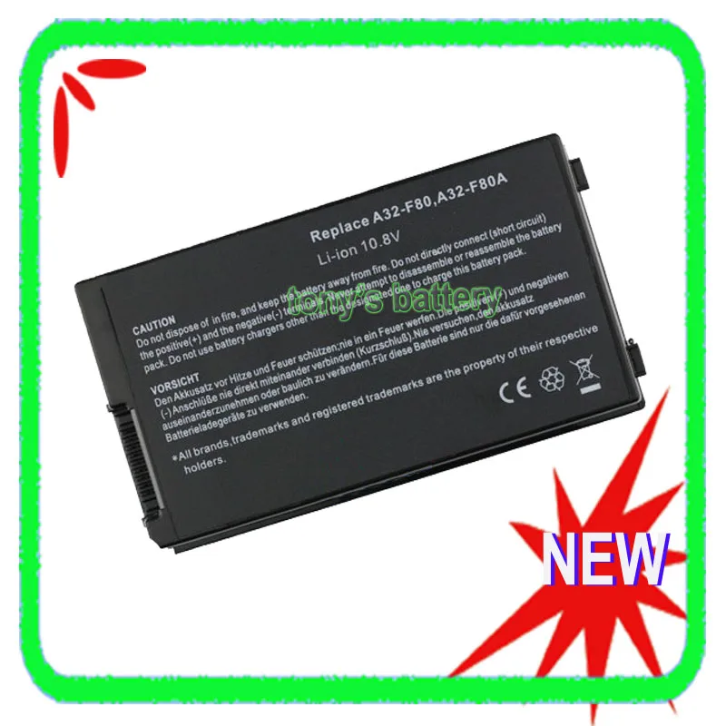 

A32-F80 A32-F80A Аккумулятор для Asus F80S F80L F80Q F81SE F83E K41 K41E X61G X61Z X82 X85 X85S X85E X85C X88S Pro61 Pro61S PRO86