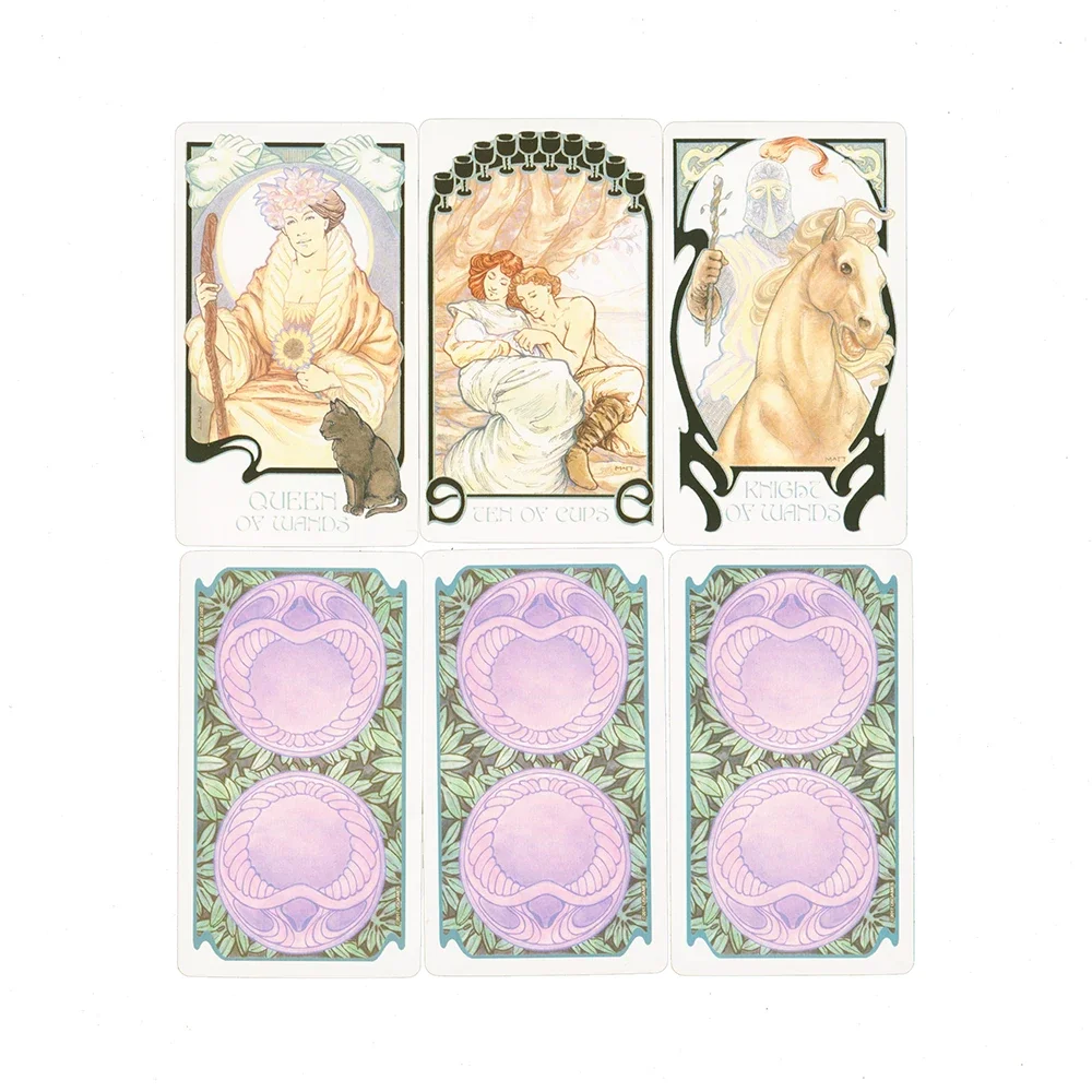 English Ethereal Visions Illuminated Divination Tarot Cards Deck for beginners.Board Table Games For Party Playing Card PDF guid