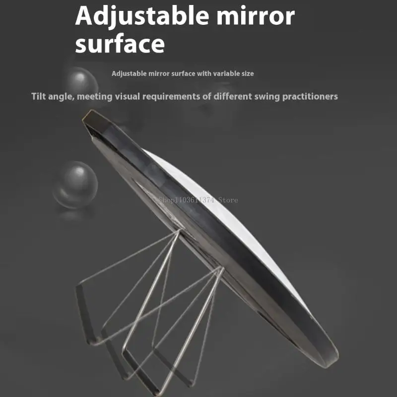 

Зеркало для тренировки качелей для гольфа с широким обзором, акриловое выпуклое зеркало для тренировки качелей для гольфа для в